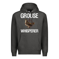 Charcoal Heather Ruffed Grouse Hunting Bird Spruce Grouse Premium Hoodie - longCreatives