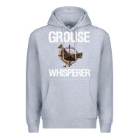 Heather Grey Ruffed Grouse Hunting Bird Spruce Grouse Premium Hoodie - longCreatives
