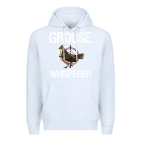 White Ruffed Grouse Hunting Bird Spruce Grouse Premium Hoodie - longCreatives