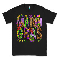 Black Mardi Gras Classic Tee - HowdyJamesFarm