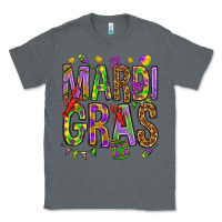 Charcoal Heather Mardi Gras Classic Tee - HowdyJamesFarm