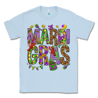 Dusty Blue Mardi Gras Classic Tee - HowdyJamesFarm