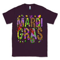 Plum Mardi Gras Classic Tee - HowdyJamesFarm