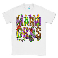 White Mardi Gras Classic Tee - HowdyJamesFarm