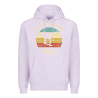 Lilac Skater - This Is How I Roll Retro Skateboard Gift Premium Hoodie - longCreatives