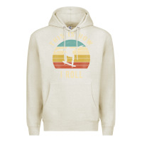 Oatmeal Heather Skater - This Is How I Roll Retro Skateboard Gift Premium Hoodie - longCreatives