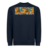 Navy Thanksgiving Turkey Truck Heavyweight Sweatshirt - Artiststas