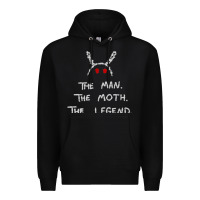Black The Man The Moth The Legend Mothman Premium Hoodie - longCreatives
