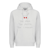 Dove Grey The Man The Moth The Legend Mothman Premium Hoodie - longCreatives