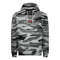 Slate Camo The Man The Moth The Legend Mothman Premium Hoodie - longCreatives