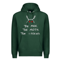 Sports Green The Man The Moth The Legend Mothman Premium Hoodie - longCreatives
