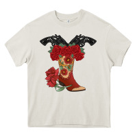 Cream Cowboy Boots Heavy Core Tee - Bettercallsaul