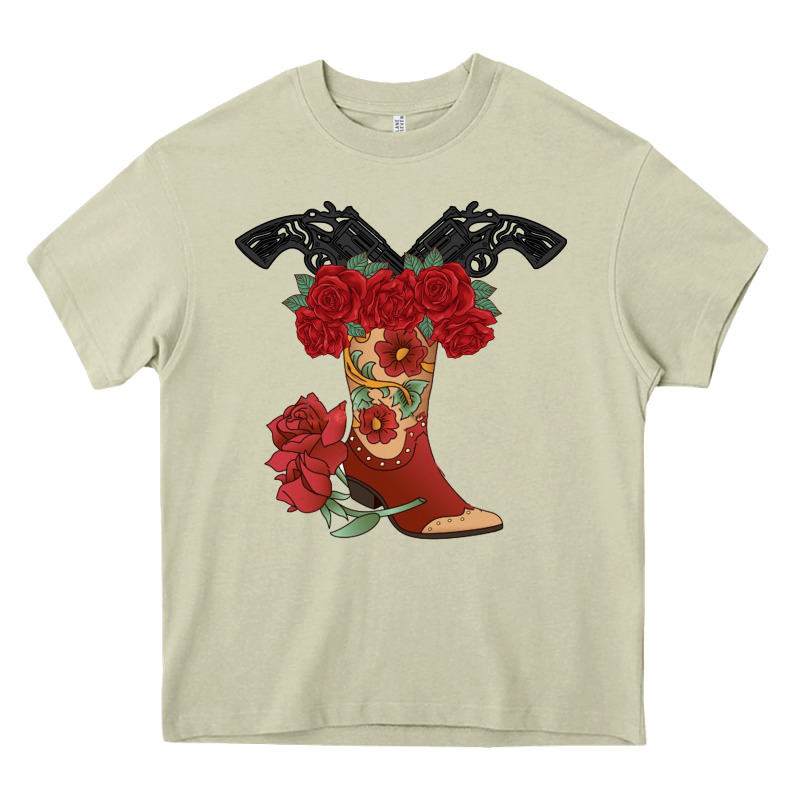 Cowboy Boots Heavy Core Tee by Bettercallsaul | Teevron