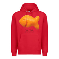 Red Scientific Goldfish Premium Hoodie - longCreatives