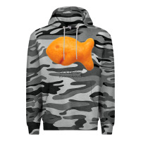 Slate Camo Scientific Goldfish Premium Hoodie - longCreatives
