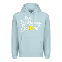 Blue Mist Scorekeeper Softball Team Scorebook Keeper Raglan Baseball Premium Hoodie - longCreatives