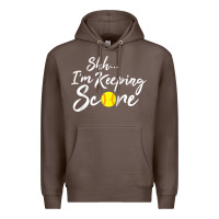 Coffee Scorekeeper Softball Team Scorebook Keeper Raglan Baseball Premium Hoodie - longCreatives