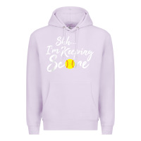 Lilac Scorekeeper Softball Team Scorebook Keeper Raglan Baseball Premium Hoodie - longCreatives