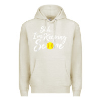 Oatmeal Heather Scorekeeper Softball Team Scorebook Keeper Raglan Baseball Premium Hoodie - longCreatives