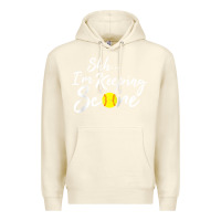 Sandshell Scorekeeper Softball Team Scorebook Keeper Raglan Baseball Premium Hoodie - longCreatives