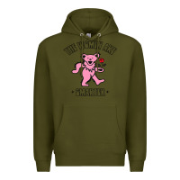 Army Green The Women Are Dancing Bear Smarter Premium Hoodie - longCreatives