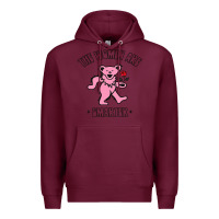 Burgundy The Women Are Dancing Bear Smarter Premium Hoodie - longCreatives