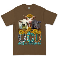 Cacao Obsessive Cow Disorder with Cows Premium Tee - texasbilliewilder