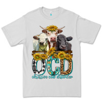 Dove Grey Obsessive Cow Disorder with Cows Premium Tee - texasbilliewilder