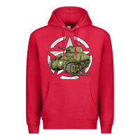 Cardinal Sherman M4A1 WWII Army Tank History Vintage Premium Hoodie - longCreatives