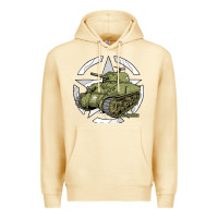 Pina Colada Sherman M4A1 WWII Army Tank History Vintage Premium Hoodie - longCreatives