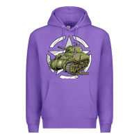 Sherman M4a1 Wwii Army Tank History Vintage Premium Hoodie | Teevron