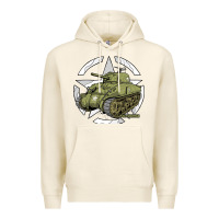 Tofu Sherman M4A1 WWII Army Tank History Vintage Premium Hoodie - longCreatives