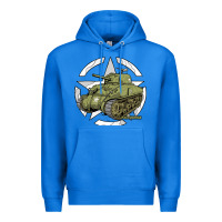 True Royal Sherman M4A1 WWII Army Tank History Vintage Premium Hoodie - longCreatives