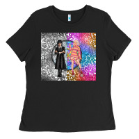 Gothic Girl And Colorful Girl Best Friends Ladies Tee | Teevron