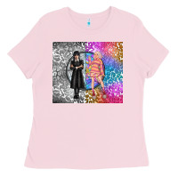 Bubblegum Pink gothic girl and colorful girl best friends Ladies Tee - TumblerDesignByShophia