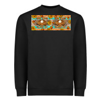 Black Thick Thighs Pumpkin Pies Heavyweight Sweatshirt - Artiststas