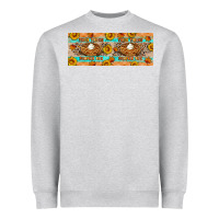 Heather Grey Thick Thighs Pumpkin Pies Heavyweight Sweatshirt - Artiststas
