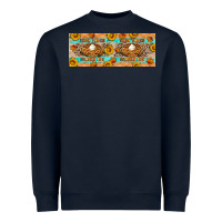 Navy Thick Thighs Pumpkin Pies Heavyweight Sweatshirt - Artiststas