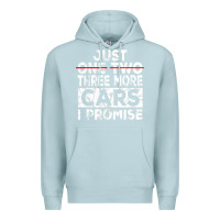 Blue Mist Just One More Car I Promise Mechanic Gift Car Lover Garage Premium Hoodie - longCreatives