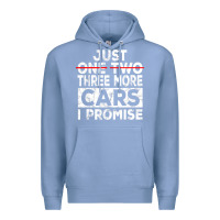 Colony Blue Just One More Car I Promise Mechanic Gift Car Lover Garage Premium Hoodie - longCreatives