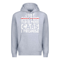 Heather Grey Just One More Car I Promise Mechanic Gift Car Lover Garage Premium Hoodie - longCreatives