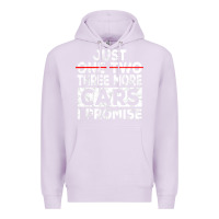 Lilac Just One More Car I Promise Mechanic Gift Car Lover Garage Premium Hoodie - longCreatives