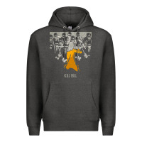 Charcoal Heather kill bill Premium Hoodie - longCreatives