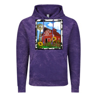 Cloud Purple rustic western barn olivia Vintage Hoodie - OliviaCreatesArt