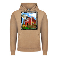 Vintage Coffee rustic western barn olivia Vintage Hoodie - OliviaCreatesArt