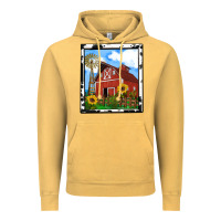 Vintage Mustard rustic western barn olivia Vintage Hoodie - OliviaCreatesArt