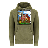 Vintage Olive rustic western barn olivia Vintage Hoodie - OliviaCreatesArt