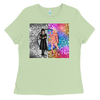 Matcha gothic girl and colorful girl best friends Ladies Tee - TumblerDesignByShophia