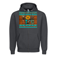 Smoke mom life leopard cowhide turquoise aztec Zipper Hoodie - Artiststas