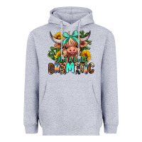 Heather Grey just a little dramatic Heavyweight Hoodie - AdoDesignShop
